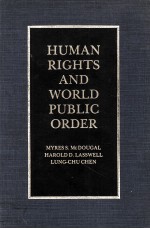 HUMAN RIGHTS ANDWORLD PUBLIC ORDER