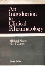 AN INTRODCUTION TO CLINICAL RHEUMATOLOGY SECOND EDITION