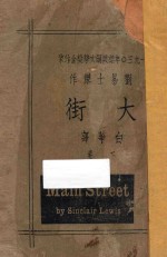 大街 下 1930年诺贝尔文学奖金作家