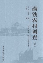 满铁农村调查 总第5卷 惯行类 第5卷 下