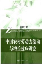 中国农村劳动力流动与增长效应研究