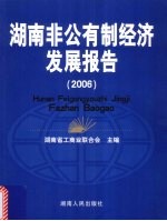 湖南非公有制经济发展报告 2006