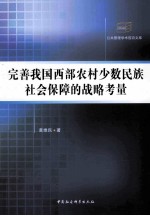 完善我国西部农村少数民族社会保障的战略考量