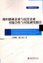 海归创业企业与民营企业对接合作与对比研究报告