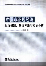 中国非正规经济 运行机制、测估方法与实证分析