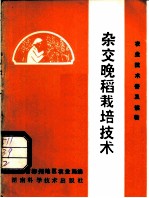 农业技术普及读物  杂交晚稻栽培技术  修订本