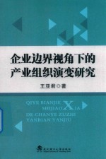 企业边界视角下的产业组织演变研究