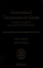 International transactions in goods