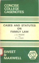 Cases and statutes on family law