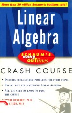 SCHAUM'S EASY OUTLINES LINEAR ALGEBRA