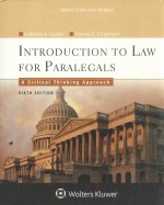 Introduction to law for paralegals