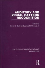 Auditory And Visual Pattern Recognition