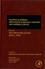 Neutron Scattering – Applications in Biology Chemistry and Materials Science