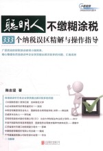 聪明人不缴糊涂税 333个纳税误区精解与操作指导