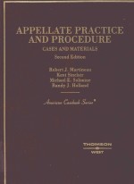 Cases and materials on appellate practice and procedure