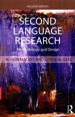 SECOND LANGUAGE RESEARCH METHODOLOGY AND DESIGN SECOND EDITION