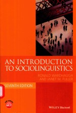 AN INTRODUCTION TO SOCIOLINGUISTICS SEVENTH EDITION