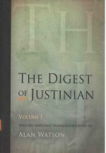 THE DIGEST OF JUSTINIAN VOLUME 1