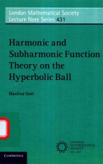 HARMONIC AND SUBHARMONIC FUNCTION THEORY ON THE HYPERBOLIC BALL