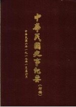 中华民国史事纪要 初稿 中华民国六年（1971）一至六月份