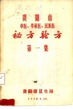 贵阳市中医、草药医、民族医  秘方验方  第1集