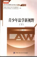 青少年法学新视野：近20年华政青少年犯罪研究成果 下