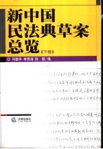 新中国民法典草案总览 下