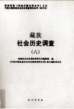 藏族社会历史调查  6