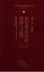 新民事诉讼法原理与适用