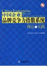 中国企业品牌竞争力指数系统理论与实践