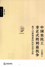 中国农民工非正式的利益抗争 基于讨薪现象的法社会学分析