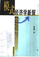 模式经济学新探  中国市场经济模式的选择与创新