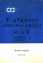 第一届中国国际信息咨询服务研讨大会暨展览会论文集