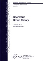 Geometric Group Theory: Colloquium Publications