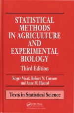 Statistical Methods in Agriculture and Experimental Biology Third Edition