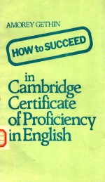 How to Succeed in Cambridge Certificate of Proficiency in English