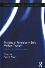 The Idea of Principles in Early Modern Thought: Interdisciplinary Perspectives