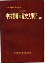 中共邯郸市党史大事记 1989年