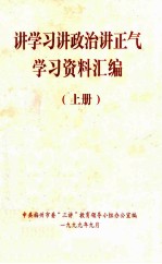 讲学习讲政治讲正气学习资料汇编 上