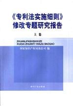 《专利法实施细则》修改专题研究报告 上