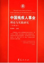 中国残疾人事业理论与实践研究 战略卷