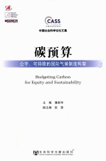 碳预算 公平、可持续的国际气候制度构架