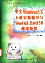 中文Windows 3.X上机实验指导与Word 6.0、Excel5.0使用经验