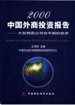 2000中国外商投资报告 大型跨国公司在中国的投资