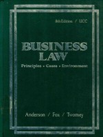 Business Law Principles Cases Environment