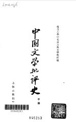 中国文学批评史中册