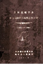 吉林省靖宇县社会经济科技系统总体规划 1984-1994