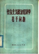 社会主义政治经济学若干问题