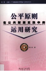 公平原则在公共财政实践中的运用研究