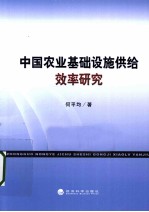 中国农业基础设施供给效率研究